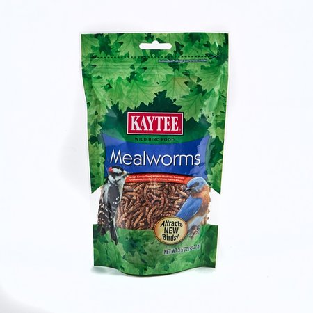 KAYTEE PRODUCTS Mealworms Bluebird Dried Mealworm Mealworms 3.5 oz 100509357